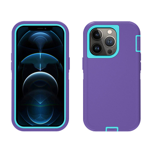 กําหนดเอง 3 ชั้น 360 ฝาครอบเต็มตัวป้องกันกรณีโทรศัพท์สมาร์ทสําหรับ iPhone 14 เกราะโทรศัพท์มือถือสําหรับ iPhone 14 Pro Max - Product Image 2