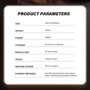 Smart Pizza Vending Machine for Commercial Use Custom Design QR <strong>Code</strong> Ordering CE Certified Supplier - Product Image 6