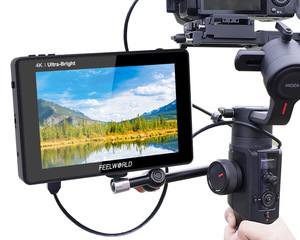 Feelworld LUT7 Camera <strong>Monitor</strong> 2200nits Portable 7 Inch DSLR <strong>Monitor</strong> with 4K <strong>HDMI</strong> <strong>Input</strong> Output IPS for Camera Field <strong>Monitor</strong> - Product Image 2