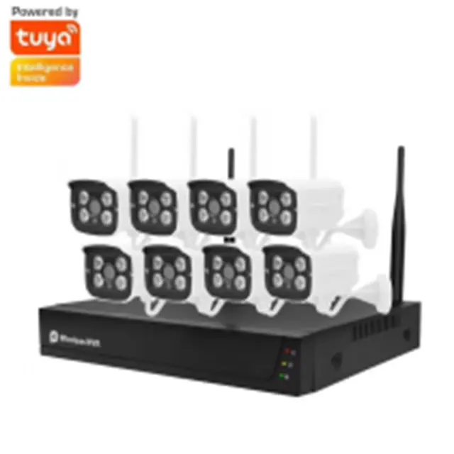 Glomercado de 4/8 canais nvr câmera inteligente, wi-fi nvr kit cctv câmera de segurança