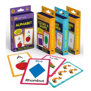 Thẻ Flash Chữ Đầu Tiên In Tùy Chỉnh Cho Trẻ Em, Từ Và Hình Ảnh Từ Vựng Tần Số Cao Cho Trẻ Mẫu Giáo Và Mẫu Giáo - Product Image 6