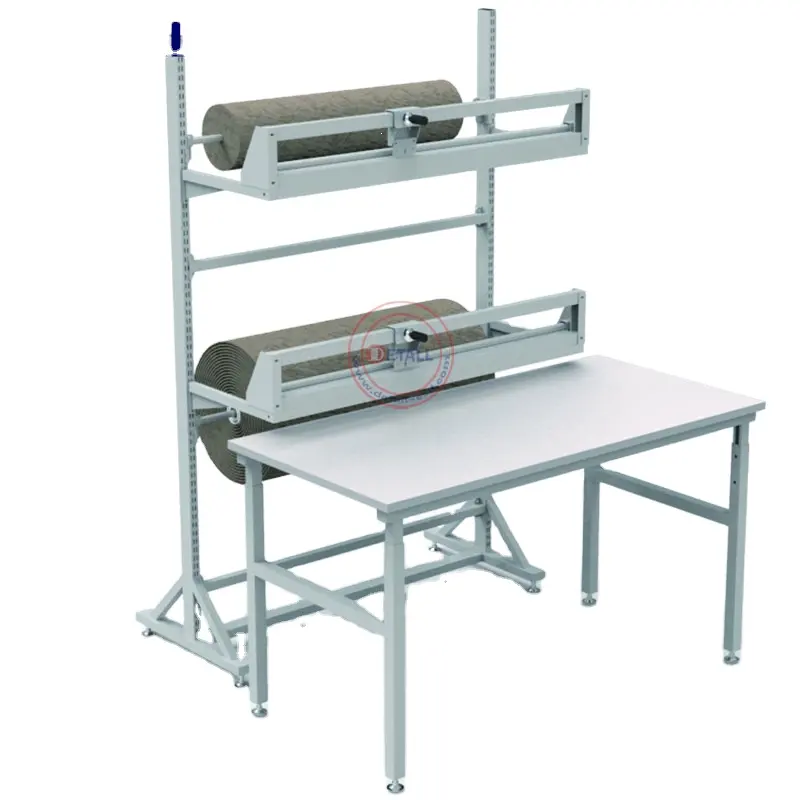 Table d'emballage de bureau pour entrepôt avec cutter et rouleau