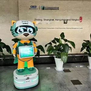 政府機関および企業向けのカスタマイズ可能なショールームロボットデザイン歓迎レセプションQ & Aサービスロボット - Product Image 5