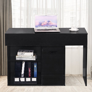 Регулируемый Деревянный черный Настольный поворотный стол для дома - Product Image 4