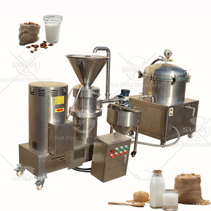 Máquina industrial de fazer leite de amêndoa, extrator comercial de leite de soja, porca tigre, soja, leite de soja, máquina de processamento