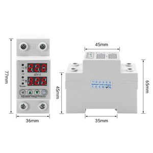 Protector de bajo voltaje, regulador de voltaje de corriente ajustable Manual, 2P, 63 Amp, 230-300V, el mejor precio - Product Image 6