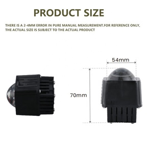 IDISON J3 fabrika özelleştirme Led matris modülü Lens yükseltme yüksek ışın 6500Lux 12v Volta Mini LED projektör Lens - Product Image 5