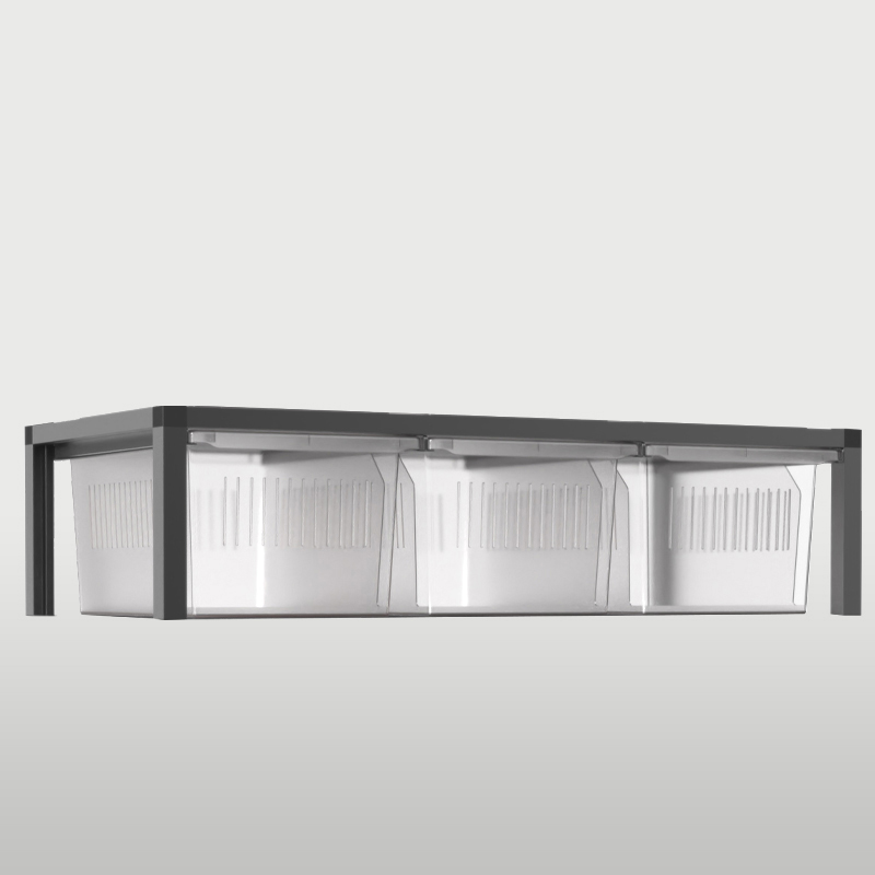 Cadre noir avec boîte transparente