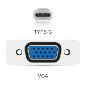 <strong>USB</strong> C <strong>to</strong> <strong>VGA</strong> Adapter 1080P Multi-Display Video Audio Graphics Cable Compatible Multiple Monitors PVC Jacket 5mm Outer Diameter - Product Image 4