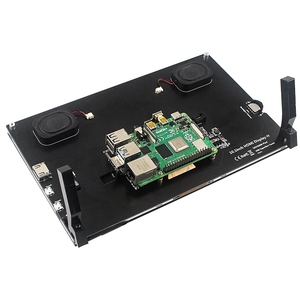 Raspberry Pi 4B 10,1-Zoll-Touchscreen 1024x600 IPS-LCD mit 2 Lautsprechern Display halter für Raspberry Pi 4 Modell B/3B/PC-LCD