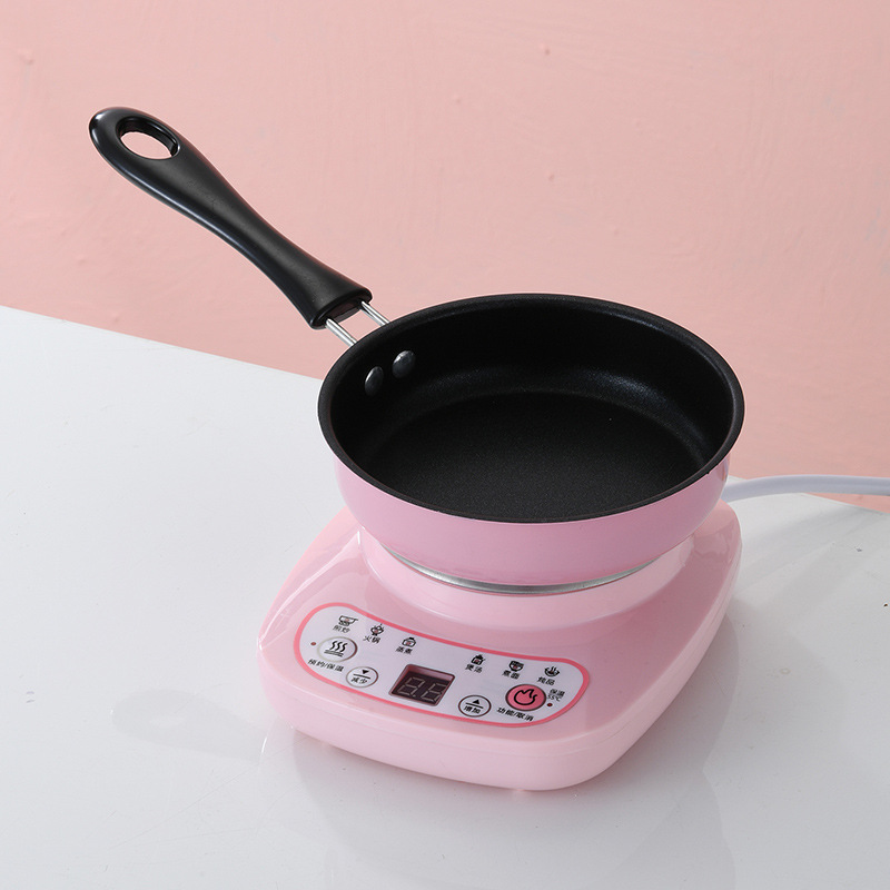 Pink (Mini 4-button heating griddle pan)
