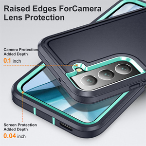 ผู้ผลิตที่มีกรอบป้องกันเต็มรูปแบบ360 ° ฝาครอบโทรศัพท์สีด้านสำหรับซัมซุง A16 S23 S24 S25 A53เฉียบ TPU PC 3 in 1กรอบเกราะ - Product Image 6