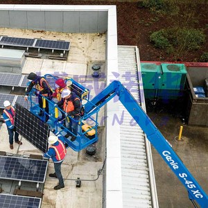工厂价格二手GENIE S-45 XC S-45 TraX 15.56m超大负载能力直臂高空作业平台建筑 - Product Image 4