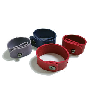 مخصص عالمي الجلود سماعة كابل الأشرطة الأسلاك العلاقات إدارة الحبل حارس الأشرطة المنظم - Product Image 4