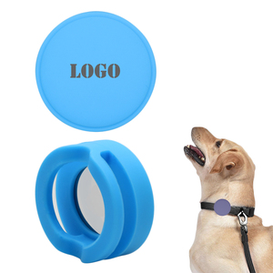 Customize Round <strong>Small</strong> Case GPS Locator Tracker Shockproof Pet Collar Silicone Protective Cover for <strong>Apple</strong> Airtags Protective Case - Product Image 1