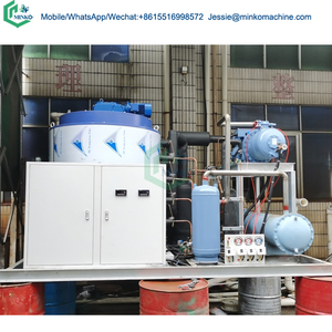เครื่องทำเกล็ดน้ำแข็งเกล็ดหิมะ10T ต่อวันเครื่องทำเกล็ดน้ำแข็งน้ำเกลือ - Product Image 5