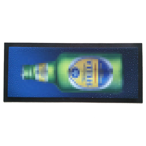 Tapis de comptoir de bière écologique imprimé de logo personnalisé Chemin de bar en feutre lavable Impression par sublimation en caoutchouc durable fournisseur direct - Product Image 4
