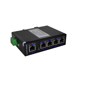 ZLWL Gigabit Industrial Network Switch 5 Port 10/100/1000mbps Din-rail Dual Dc <strong>Input</strong> Unmanaged Switch for IP Camera