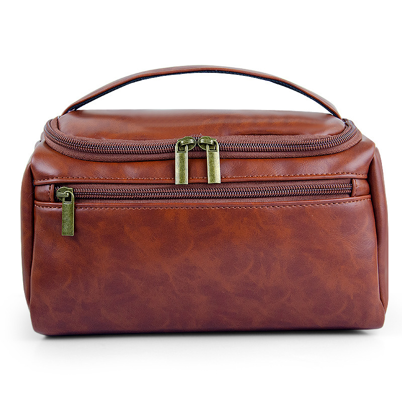 Neceser marrón Hook-rojo