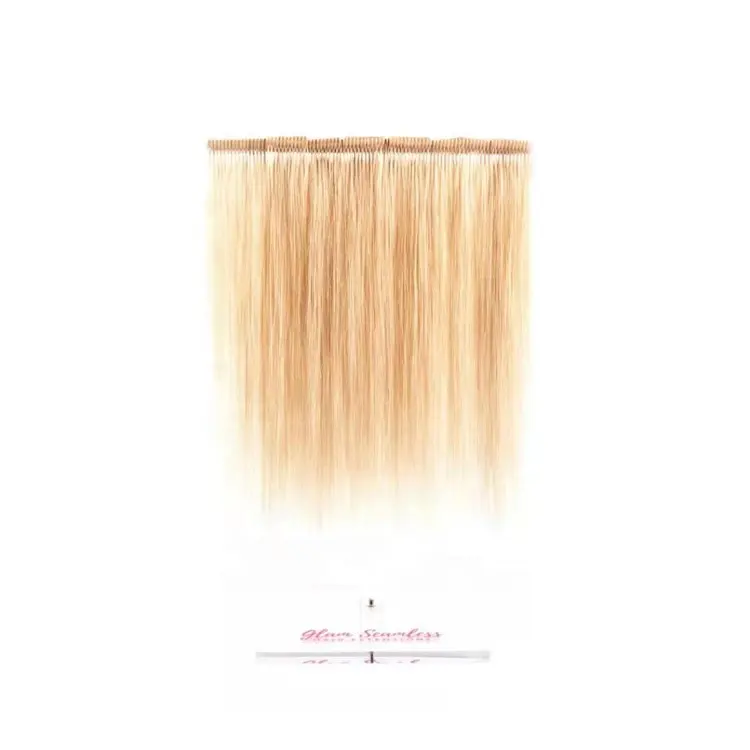 Expositor de extensão de cabelo acrílico transparente, personalizado da fábrica, para loja de cabelo