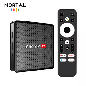 2025 yeni Mortal X5 TV kutusu ALLWINNER H313 Android 10 Os ATV 2.4G/5GHZ çift WIFI BT V5.0 ses uzaktan akışlı medya oynatıcı - Product Image 1