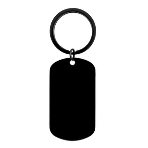 Özel QR kodu anahtarlık boş paslanmaz çelik barkod anahtarlık kimlik numarası otel adı kart lazer gravür metal boş anahtar zincirleri - Product Image 4