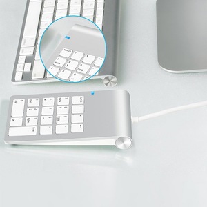 Teclado numérico con cable Oficina Financiera 18 teclas teclado de contabilidad para teclado Apple