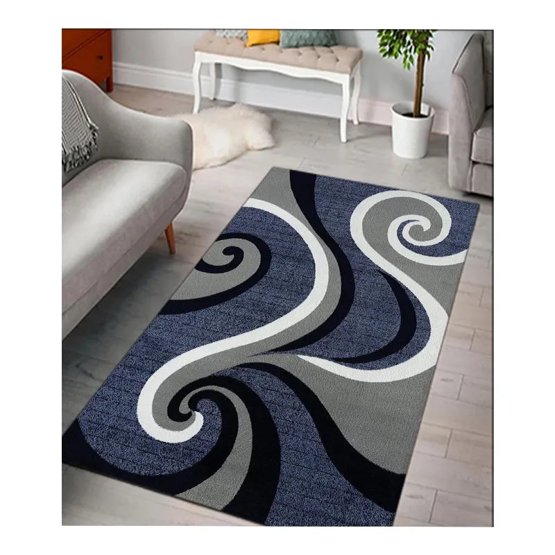 Precio de fábrica barato dormitorio poliéster piso alfombra área alfombra moderna sala de estar alfombras y alfombras