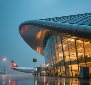 Steel Structure Terminal Building Airport Seaport Hub Prefab Terminal Structure Customizable Span &amp; Anti-Corrosion Design - Product Image 2
