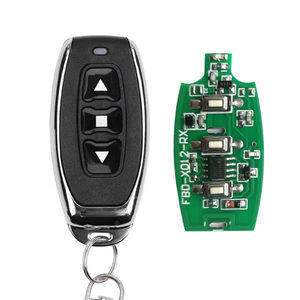 Sıcak modeller 433MHz RF kablosuz uzaktan kumanda ABS PC malzeme özel öğrenme kodu haddeleme kodu su geçirmez LED ışık garaj - Product Image 6