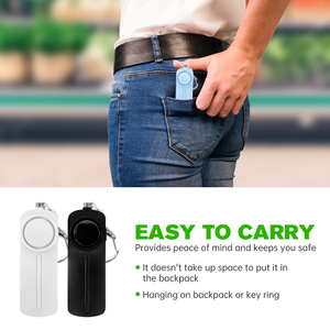 130db Tự Thiết Bị Quốc Phòng An Ninh Cá Nhân Sản Phẩm Cá Nhân Báo Động Còi Báo Động Keychain Đối Với Phụ Nữ - Product Image 4