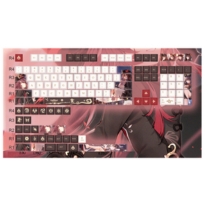 Kraliyet Kludge toptan rk61 rk68 rk84 rk87 104 135 anahtar anime pbt boya süblimasyon mekanik özel klavye klavye sevimli - Product Image 4