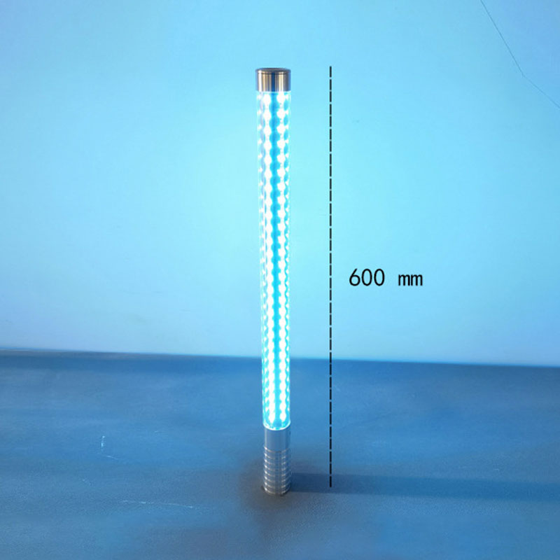 60 cm - Alliage d'aluminium - Lumière bleu glacier