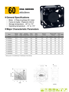 JEEK 6038 8000RPM 0.52A DC 12V 60*60*38mm Caja de distribución de gabinete de control Ventilador de refrigeración 60mm para electrónica/computadora OEM ODM - Product Image 6