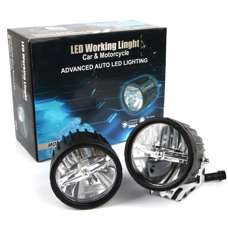 LED driving work lights high power 40W Large lens headlights upgradation Projector H4 Off road tank Automatic lighting system
