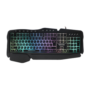 OEM-Teclado retroiluminado RGB para juegos, dispositivo compacto con 12 teclas de atajo Multimedia, membrana de teclado con cable USB para jugadores de PC - Product Image 5