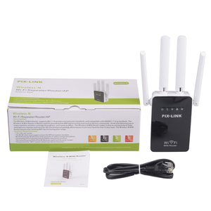 Enrutador inalámbrico PIX-LINK 300Mbps WR09 con QoS, fácil configuración, extensor de rango WiFi, repetidor Wi-Fi, antenas amplificadoras de señal de red - Product Image 2