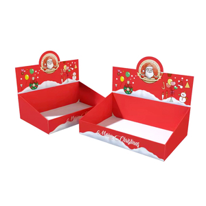 Soporte de exhibición de papel corrugado con logotipo personalizado, Mostrador de cartón, caja de embalaje al por menor, caja de exhibición Pdq, Mostrador de aperitivos, caja de exhibición - Product Image 5