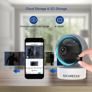 Citofono bidirezionale telecamera IP PTZ Wifi Panorama a 360 gradi con tracciamento automatico - Product Image 5