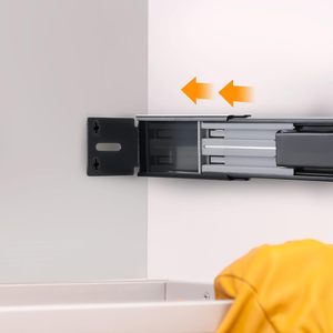 Soft-Close Schubladenauszüge aus Metall, Ersatzteil, Vollauszug mit Kugellager, Seitenmontage, Schubladenpuffer - Product Image 2