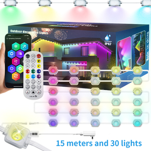 Nuevo diseño 15M Cadena de luces LED Punto Pixel Luz RGB Decoración de paisaje al aire libre - Product Image 6