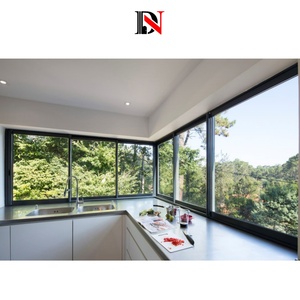 Minimalist Style Soundproof Slide <strong>Windows</strong> Residential Water-Proof Aluminum Tempered Glass Sliding <strong>Windows</strong> - Product Image 5