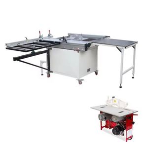 Tek fazlı 220V çok fonksiyonlu testere tezgah masa gönye testere ahşap kesme sürgülü masa paneli yönlendirici tablo ile gördüm - Product Image 1