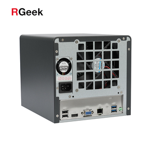 RGeekホットスワップミニITXサーバーベアボーンシステム4ベイラージストレージラックマウントシャーシNASネットワークファイルストレージサーバー - Product Image 5