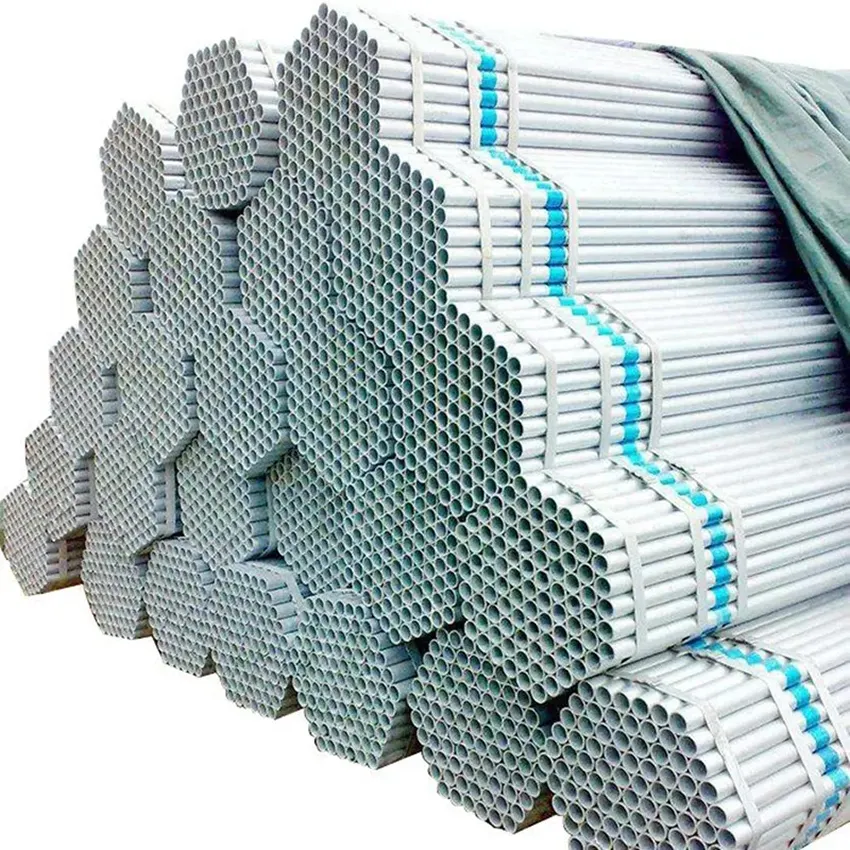 RunHai alta calidad Q195/Q235/Q345 tubo redondo de acero galvanizado precios baratos