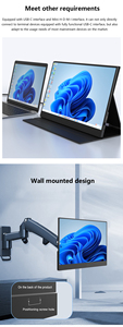 ODM OEM Portable <strong>LCD</strong> <strong>Monitor</strong> 13.3 15.6 17.3 18.5 Inch Gaming Touch Screen PC <strong>Computer</strong> <strong>Display</strong> FHD UHD 1080P 4K IPS Wide - Product Image 6