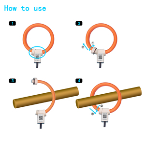 Current Transducer Current Monitoring Airless Core Rogowski Coil Current <strong>Sensor</strong> Y-FCT High Sensitivity Electromagnetic Induction - Product Image 1