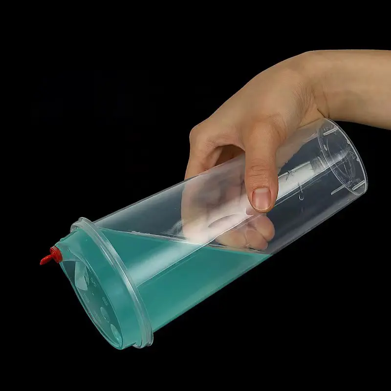 Custom usa e getta da asporto tazza trasparente di tè al latte in plastica PP tazze dure a iniezione tazze smerigliate