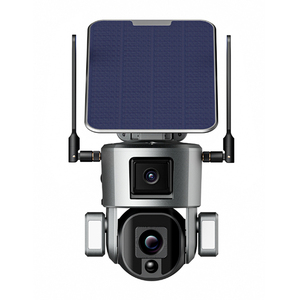 10X Optical Zoom 4พัน8MP PTZ และกระสุนเลนส์คู่กล้องแบตเตอรี่พลังงานแสงอาทิตย์เครือข่ายกล้องรักษาความปลอดภัย IP66กันน้ำกล้องไร้สาย - Product Image 2