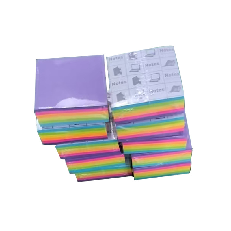 Notas adhesivas fluorescentes de seis colores 7676300-paquete de plástico